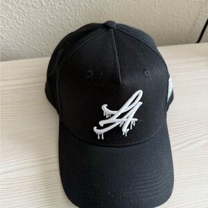 Black Cap with White Logo
